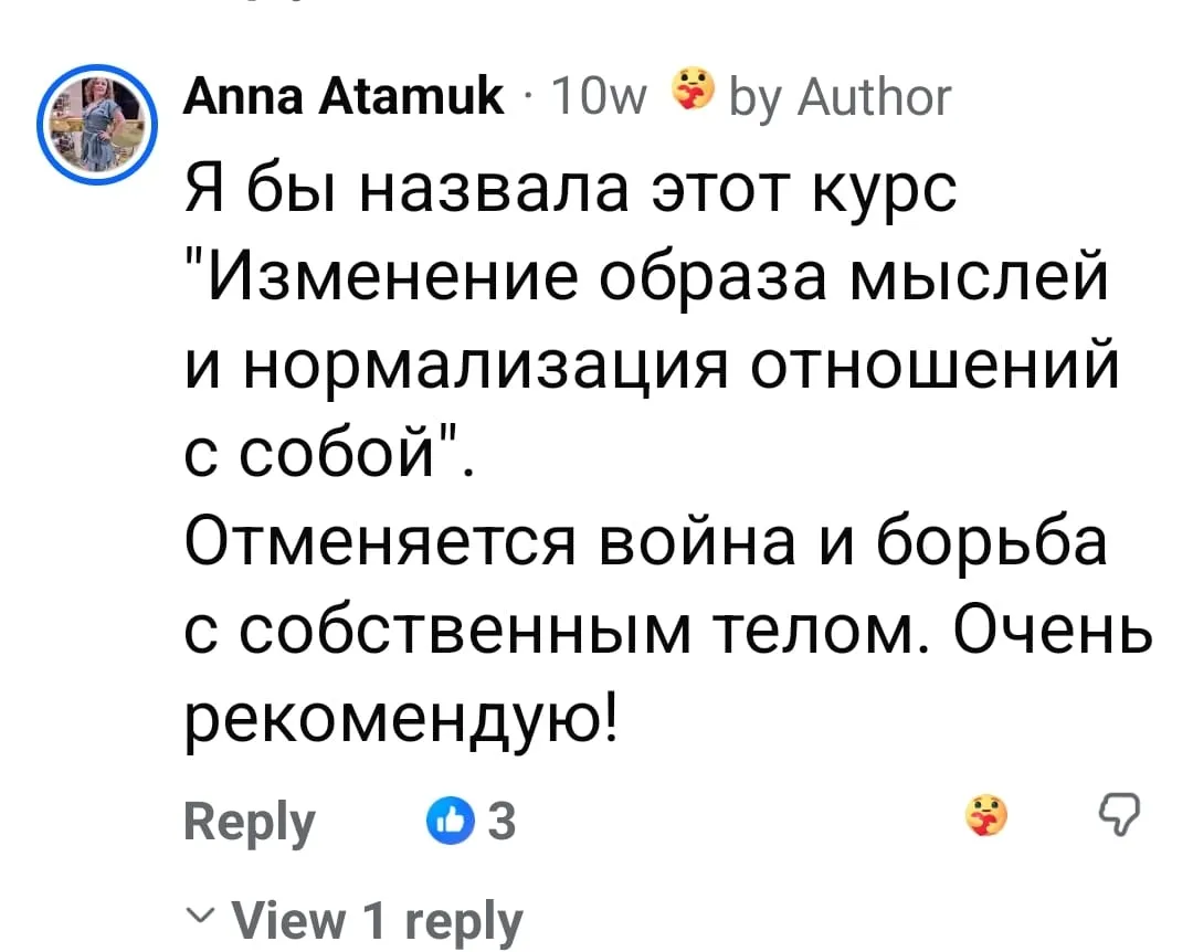 Фрагмент оригинального отзыва 6